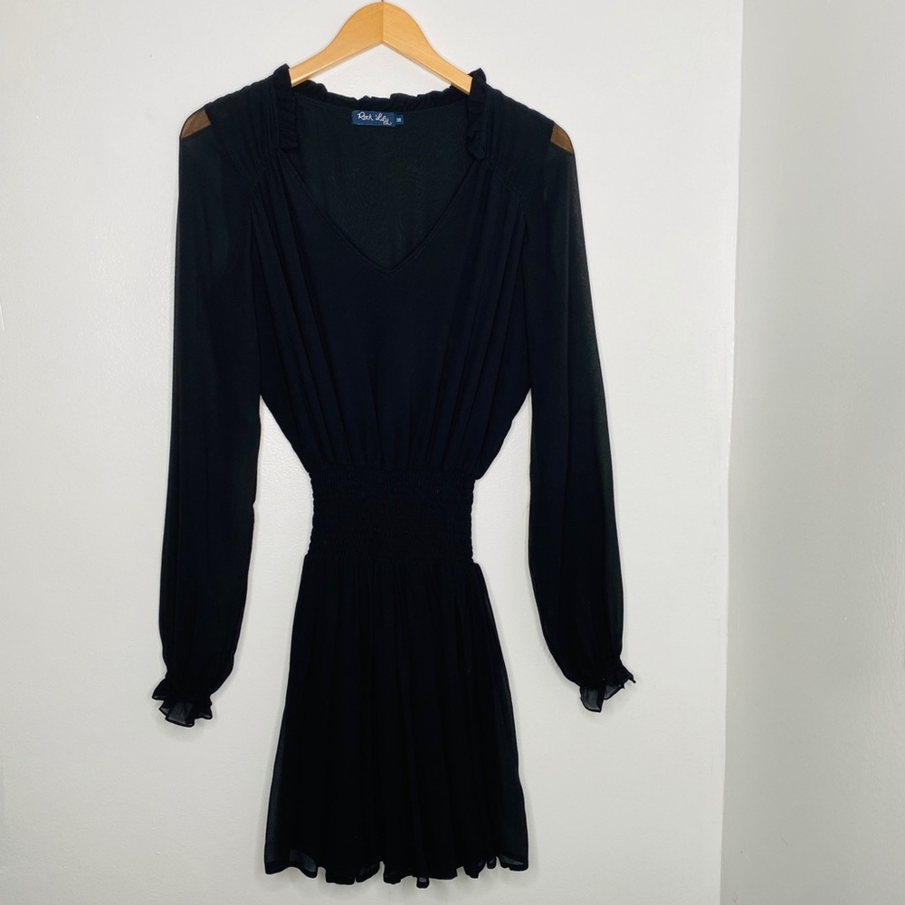 Rock Lily Silk Ruffle Dress